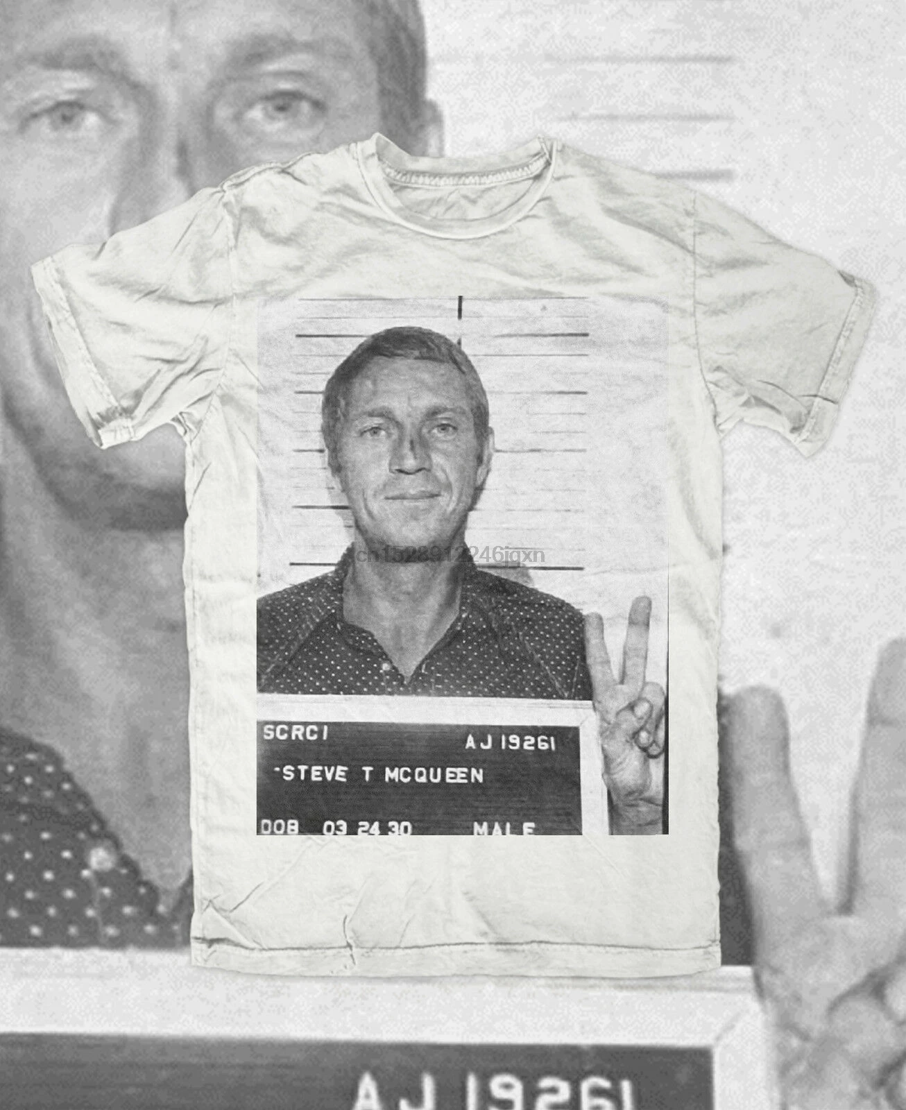 Steve Mcqueen Mugshot-футболка Wei &amp szlig Racing Bullitt 2019 Забавные футболки |