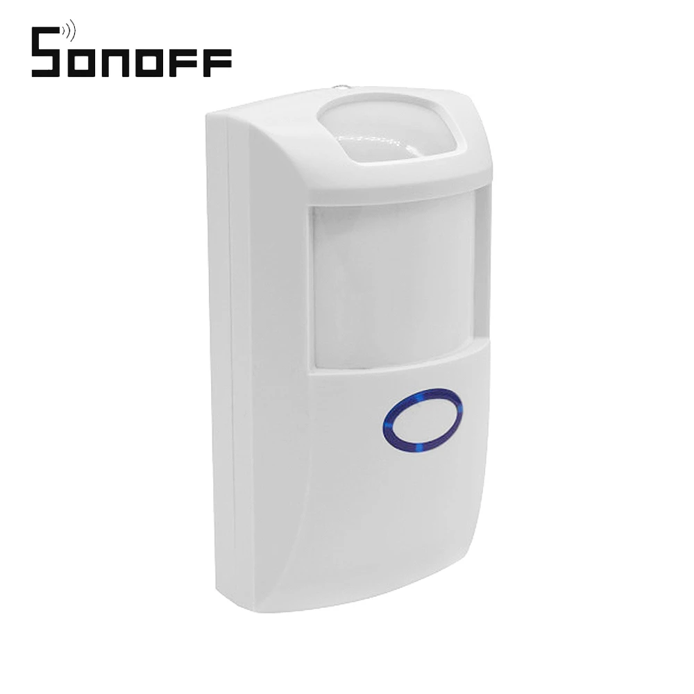 Sonoff PIR Motion Sensor Wireless Dual Infrared Detector 433Mhz RF Home Security Alarm System for Alexa /& Google Home