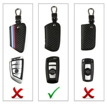 

Remote Key Case Cover Key Chain Smart FOB Shell Holder For BMW F01-F33 F80 X1 X3