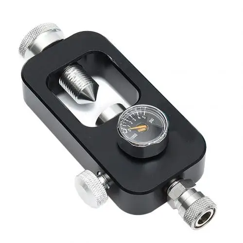 8 мм 30Mpa 5000PSI HPA Высокого Давления Воздушный наполнитель станция адаптер регулятор сжатого воздуха заполняющая станция Пейнтбол Аксессуары - Цвет: Черный