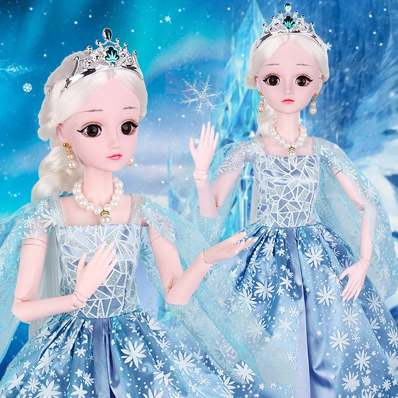 60 см BJD кукла с платьем принцессы 1/3 SD куклы 20 шарнирных кукол с одеждой наряд обувь парик волосы макияж подарок для девочек AT91
