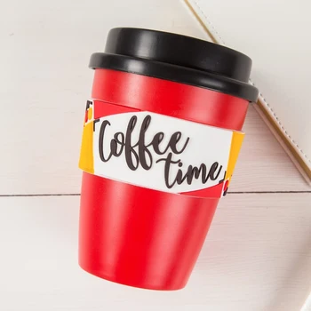 

Cup with lid "Coffee Time", 340 ml