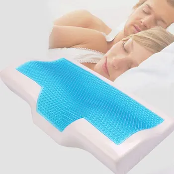 

Orthopedic Gel Pillow Memory Foam 60x35cm Soft Summer Ice-cool Slow Rebound Sleep Pillow With Pillowcase Health Care Neck Pillow