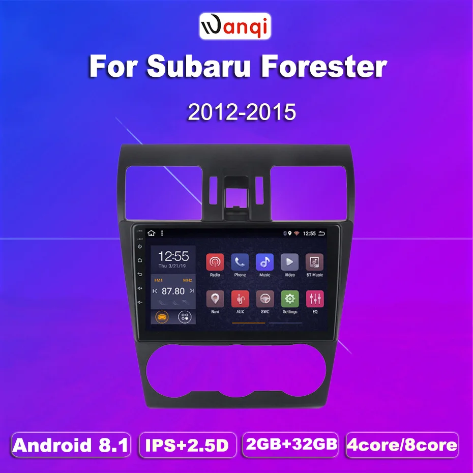 2G ram 32G rom автомобильный dvd gps для Subaru Forester XV WRX 2012-2018 Радио Навигация стерео