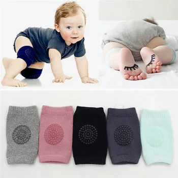 

Baby Infants Safety Elbow Crawling Knee Breathable Warmer Protector Silica Dots Anti-Slip Knee Pads