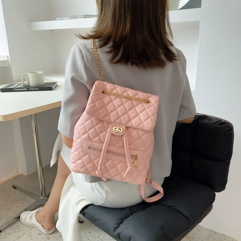 Fashion Small Women Backpack High Quality Youth Leather Backpacks for Teenage Girls Female School Shoulder Bag Bagpack Mochila fashionable travel backpacks