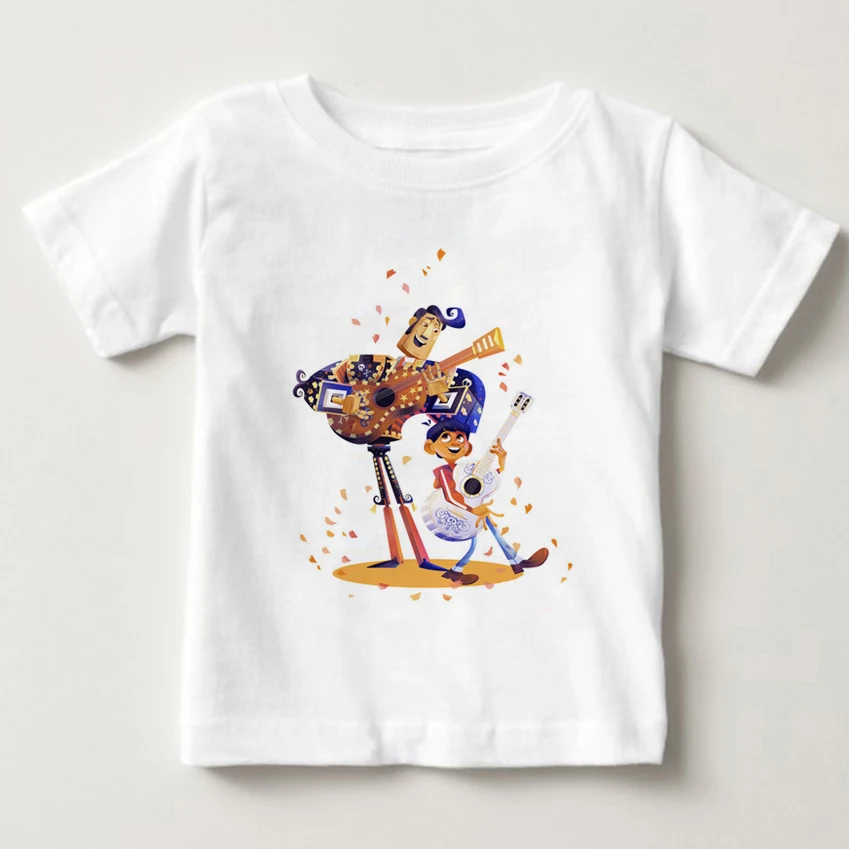 Мультфильм фильм Pixar Coco детская одежда пальто толстовка рубашка без рукавов Детские костюмы для мальчиков и девочек футболка для маленьких мальчиков