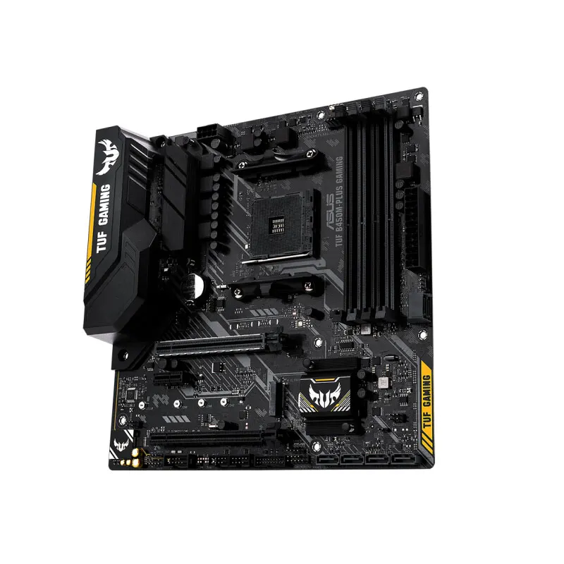 Для новых комплект AMD Ryzen R5 2600 3 6 ГГц ядерный 12 нить Процессор процесс ASUS TUF B450M PRO
