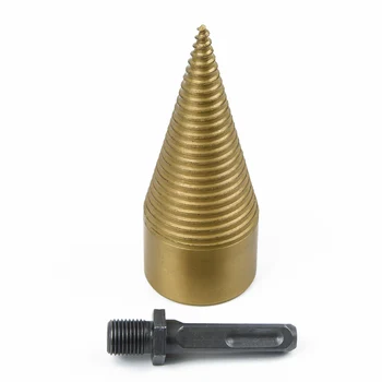 

1pc High Speed Steel Firewood Drill Bit Wood Screw Splitting Cone Driver Bits Woodworking Drilling Bit