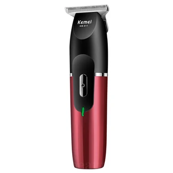 

Fast Charging Kemel Balding Clipper Kamei Baldhead Kmei 0mm T Blade Trimmer for Edges 0 mm T-blade Cutting Short Hairs Man Groom