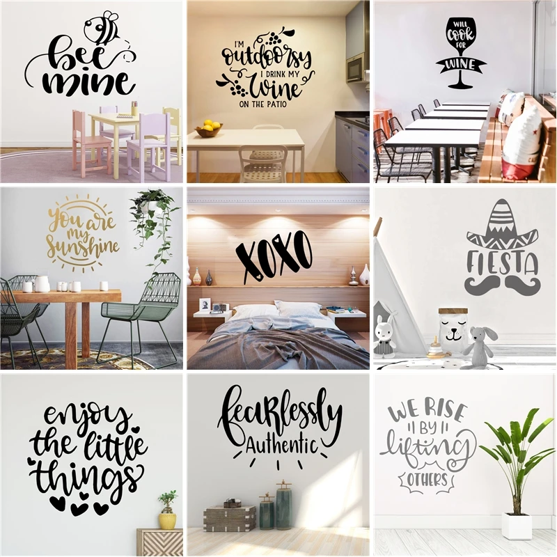 Frases Clasicas Calcomanias De Arte Para Pared Calcomanias Murales