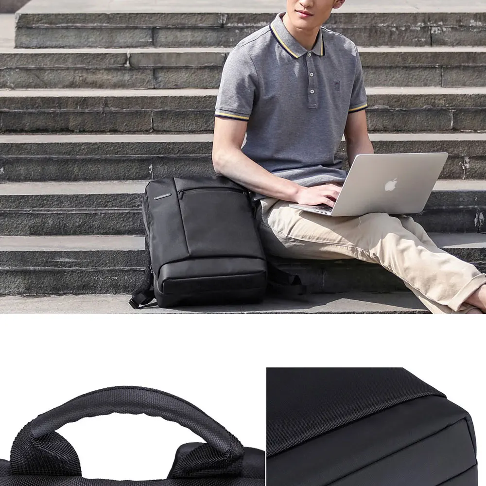 Original Xiaomi Backpack Classic Business Backpacks 17L Capacity Students  Laptop  Men Women Bag  For 15-inch Laptop OK (6)