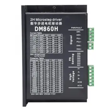 

Stepper Motor Drive 2-Phase Optical Isolation Signal Input Universal NEMA23 NEMA34 DM860H Stepping Motor CNC Engraving Machine