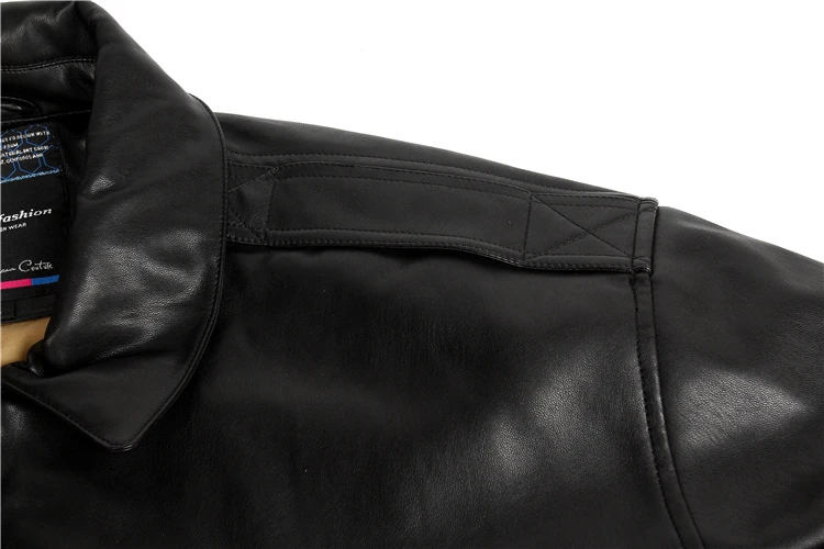 Winter Army Military Flight Bomber Jacket Men Faux Fur Coat New Black PU Leather Jacket Male Motorcycle Biker Jacket Coat