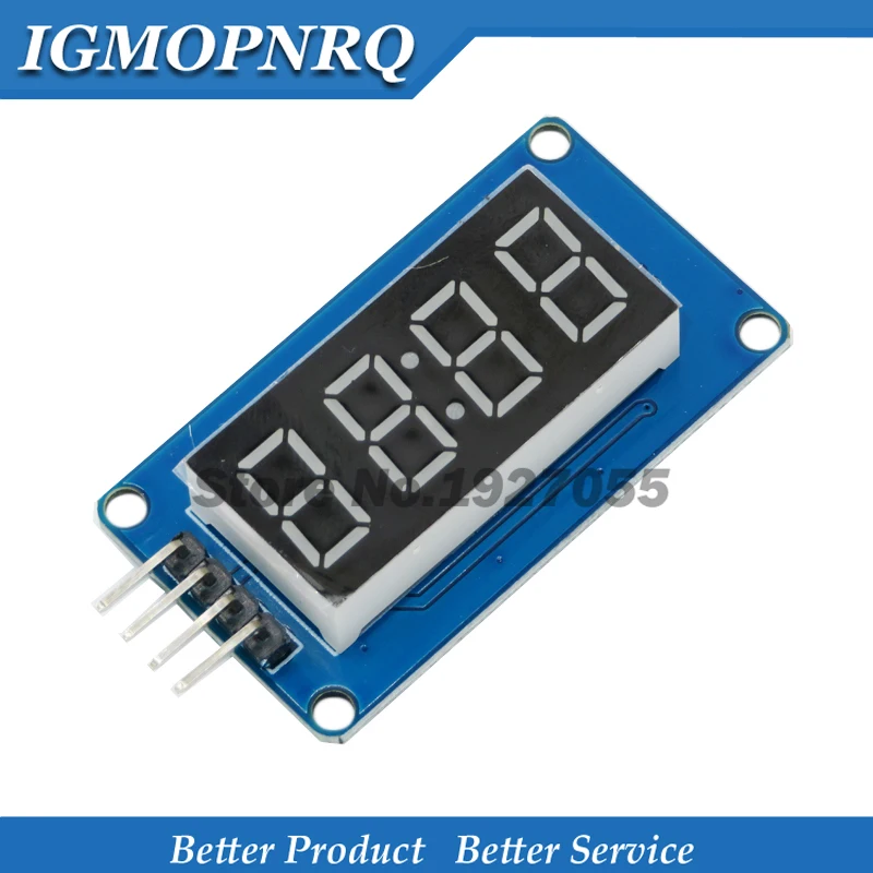 

1pcs 4 Bits TM1637 Red Digital Tube LED Module & Clock