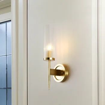 

Post-modern creative full copper wall lamp luxury American style bedroom dressing table lamp wall lights ypf081511