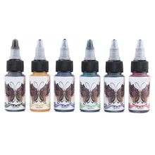 15 мл набор чернил для татуажа, Перманентный макияж, набор чернил для татуажа, пигмент, шаблон, краска для татуажа, косметика для микроблейдинга