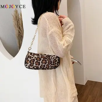 

Fashion Leopard Print Women Handbag PU Leather Elegant Shoulder Bag Female Travel Top Handle Bags