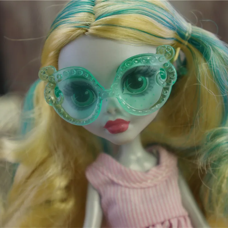 Monstering High Doll Accessories Decors Necklace Glasses Headbands Belts Kids Playing House Doll Decors Girl Party Gift Favors doll accessories,doll clothes accessories,plush doll accessories,doll eyewear accessories,doll wig headgear