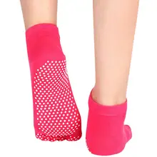 Женские носки для йоги, женские нескользящие носки для пилатеса, женские нескользящие носки, Calcetines deporte mujer W