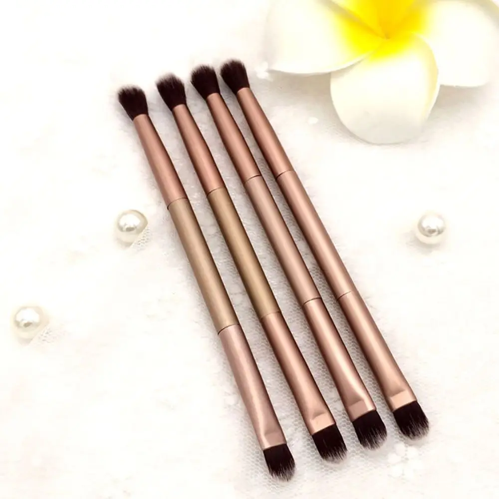 1 шт. Профессиональные кисти для теней век румян с двойной головкой портативная