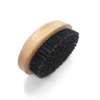 

Men's Shaving Brush Face Massage Shaving Brush Boar Bristles Mustache Beard Cleaning Gift For Men Drop Shipping G0518