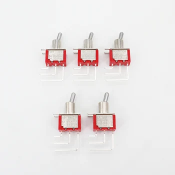 

10Pcs SH T8019L Vertical Right Angle 3Pin PCB Mount Mini Toggle Switch ON-ON Maintained 2 Position