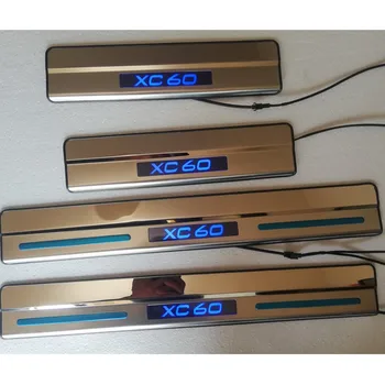 

Stainless Steel LED Boutique Side Scuff Plate/Door Sill Door Sill for VOLVO XC60 2008-2020 Car Accessories Car styling