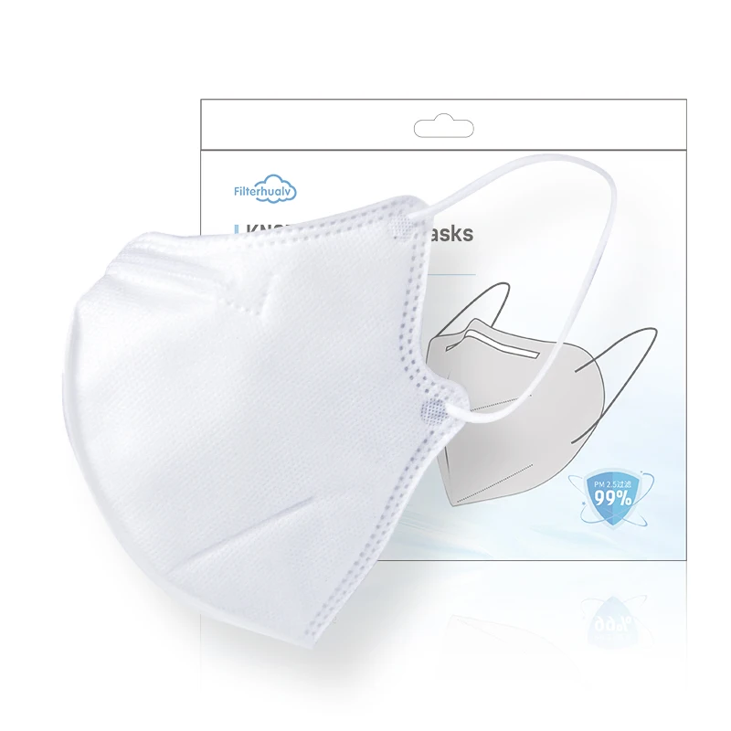 

10PCS KN95 Protective Mask 4 Layers Dustproof Facial Protective Cover Masks Maldehyde Prevent bacteria anti-virus Masks