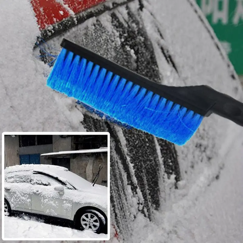 Многофункциональный регулируемый 2 в 1 Автомобильный скребок для льда с оконная щетка для удаления крыши