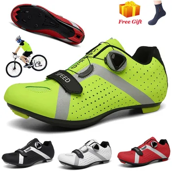 

Zapatillas Ciclismo MTB Cycling Shoes Men Professional Road Bicycle Shoes Breathable Ultralight Self-locking Bike Sneaker Hombre