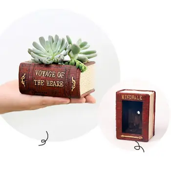 

Garden Various Succulent Planter Plant Bonsai Pot Garden Herb Trough Box Basket ZA