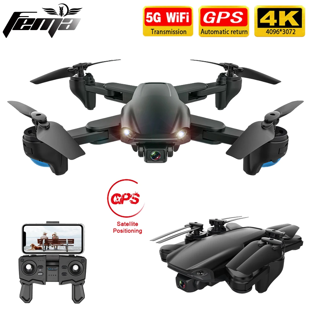 Review FEMA SG701/ SG701S RC GPS Drone with 5G FPV 8K Dual HD Camera Long Distance Foldable LU3MAX Quadcopter Dron 4K Professional