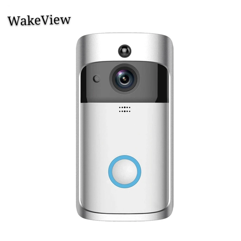 WakeView Smart Wireless WiFi Video Doorbell Intercom Phone Call Door Bell Camera Infrared Remote Record Home SurveillanceMonitor