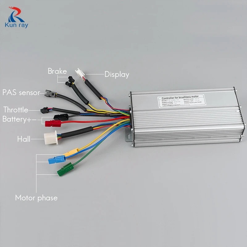 Kunray контроллер электровелосипеда KT 36 в 48 30 А 35 BLDC Ccontroller 12Mosfet электрический