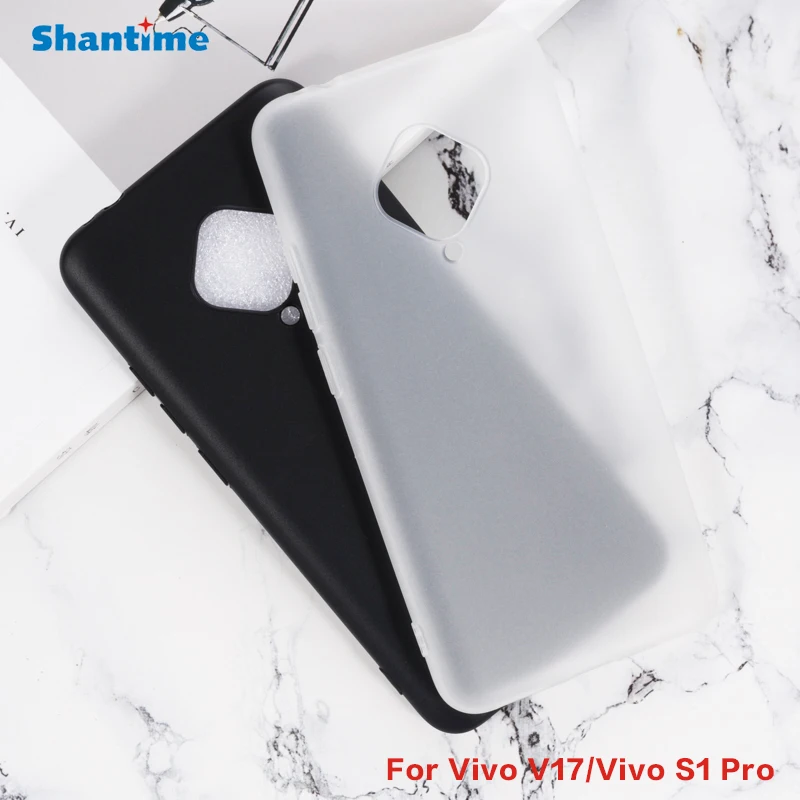 Силиконовый защитный чехол для Vivo V17 Gel Pudding S1 Pro Y9S X50 Lite Prime мягкий из ТПУ |