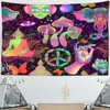 Psychedelic Mushroom Indian Mandala Tapestry Wall Hanging Bohemian Gypsy Psychedelic Tapiz Witchcraft Tapestry ► Photo 3/6