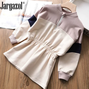 New 2019 baby girl spring dress Cotton kids clothes girls long sleeve princess dresses for children sport clothes costume 1