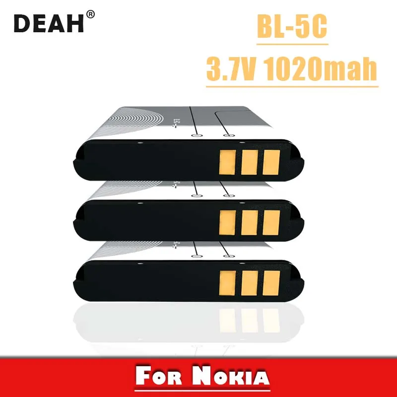 3 шт. аккумуляторы для Nokia 7 1020 1100 1110 1112 1208 1600 2255 2270 2280 2300 2600 | Электроника
