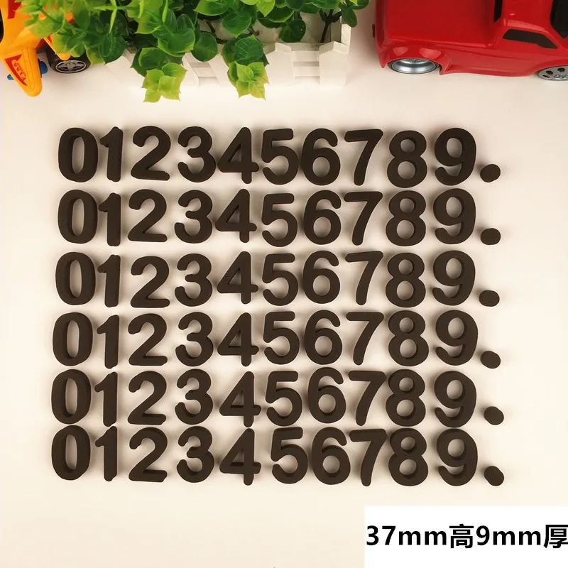 

3.7CM 6-Group 11pcs/set Magnetic Fridge Black and White Numbers & Dot Home Decoration Accessories DIY Wall Decoration Foam