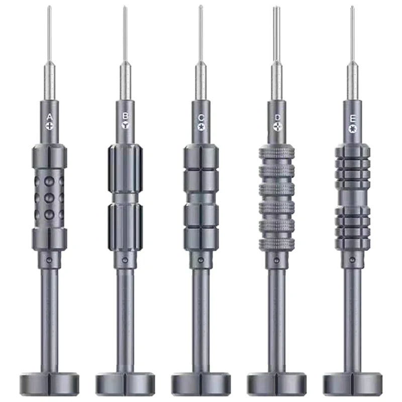 

5Pcs Disassemble 3D Bolt Driver for iPhone Samsung Mobile Phone Repair Screwdriver to Prevent Slippage