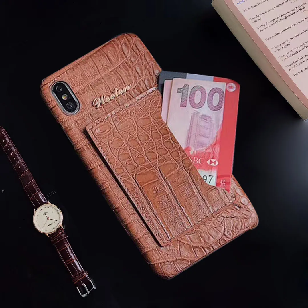 Модный Роскошный чехол для карт телефона из искусственной кожи для iPhone XR X XS MAX чехол для iPhone 6 6S Plus 7 8