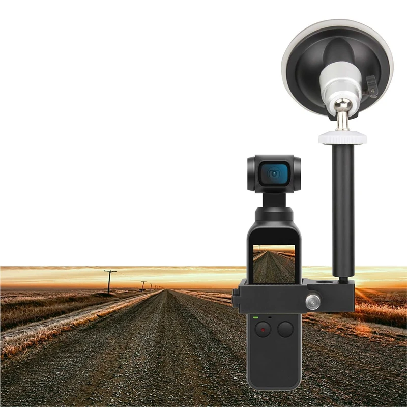 HOT-For Dji Osmo Pocket Camera 360 Degree Car Holder Windshield Mount Bracket Stand