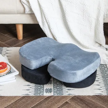 

Memory Foam Memory Cotton Flannel Fabric Car Office Hip Cushion Car Seat Cushion Pillow