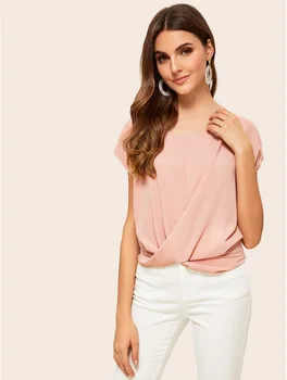 

Tops Short Sleeve O-neck Women Gray T Shirts Casual Thin Style Female