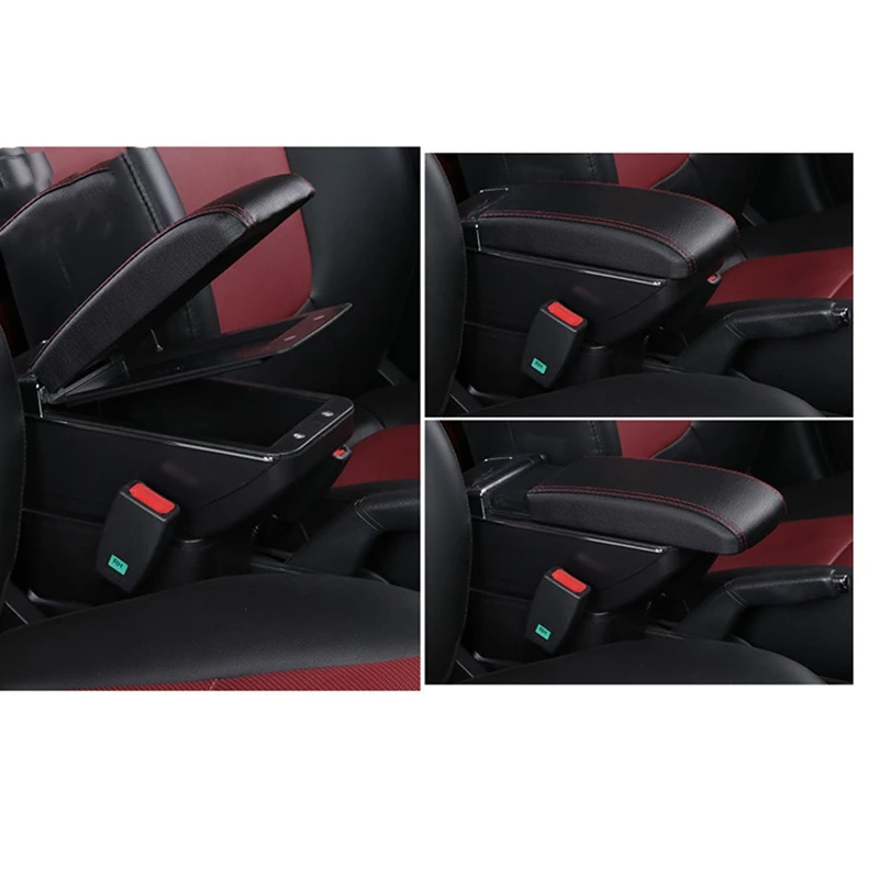 Для Kia Rio 4 Rio X-Line подлокотник коробка центральный магазин содержимое коробка Подстаканник Пепельница интерьер автомобиля-Стайлинг Аксессуары