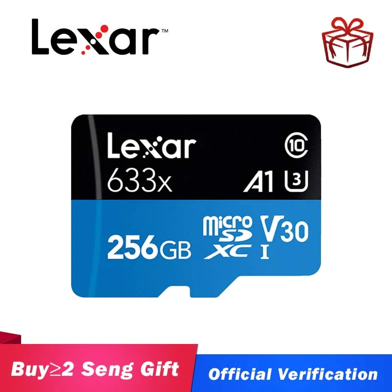 Lexar micro sd 512 ГБ 633x UHS I карта флэш памяти SDXC/SDHC 32 Гб 64 128 256 microsd для Gopro/DJI/nintendo switch|Карты