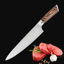 8 inch Germany 4116 Stainless Steel Professional Chef Knife Japanese Kitchen Knives Meat Cleaver Santoku Knife