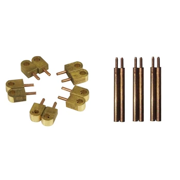 

10PCS Electrode Battery Welding Accessories Pulse Welding & 6Pcs Welding Pin Needle Brazing Nickel Plate Fixed Head