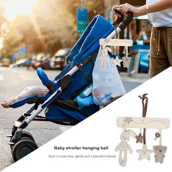 

Baby Stroller Mobile Toys Stuffed Animal Rattle Mobile Infant Stroller Toys For Baby Hanging Bed Bell Crib Rattles Toys Gifts